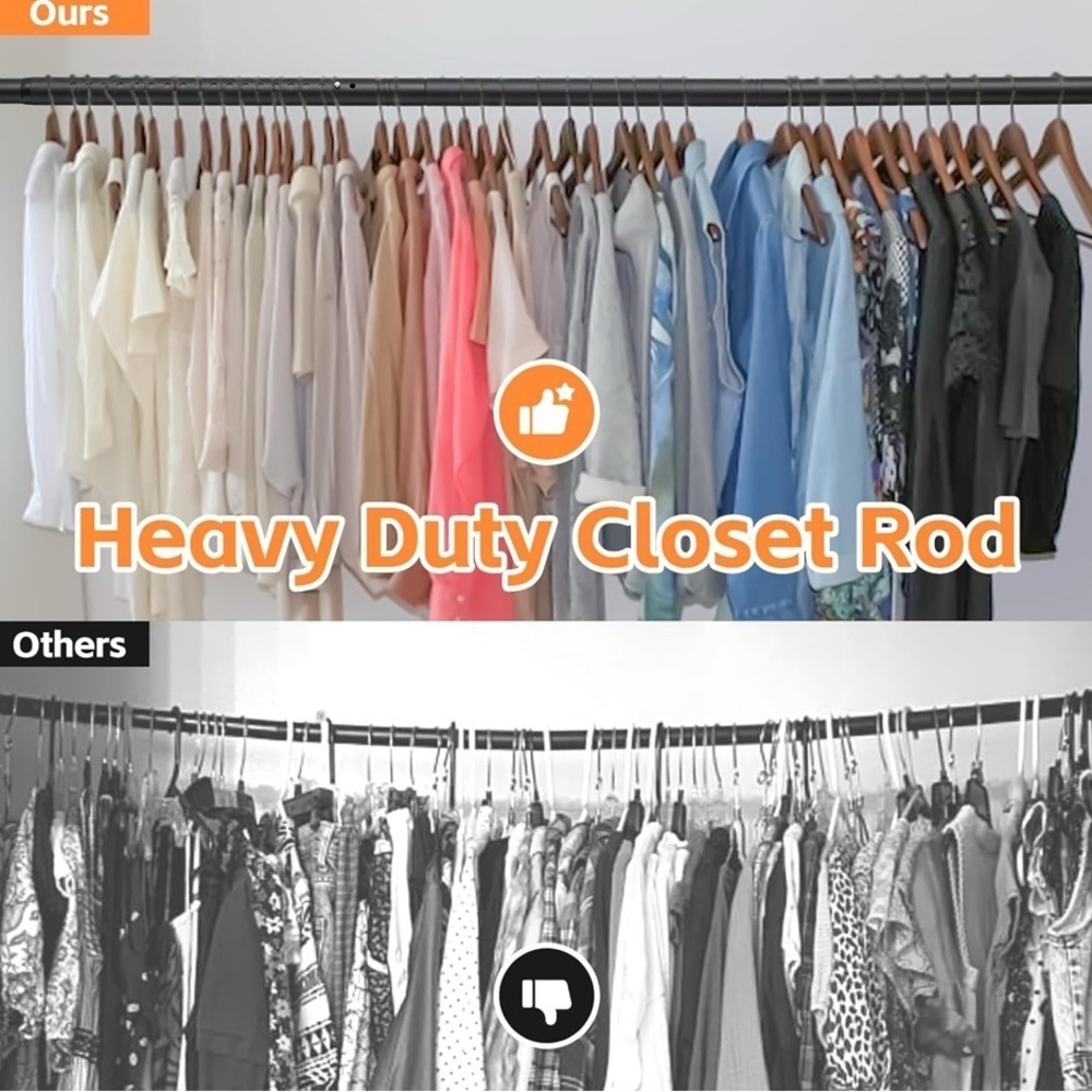 Multipurpose hanging rod - Picture 3 of 7